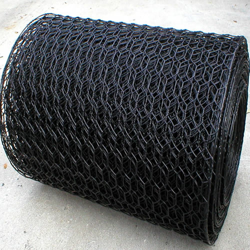 Black Hexagonal Wire Netting