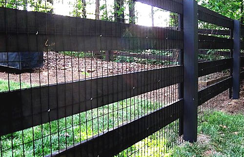 Fencing barrier to enclose an area