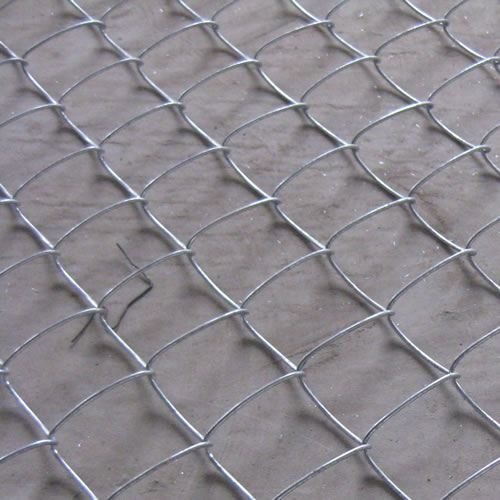 Galvanized Chain Link Fence - Diamond mesh