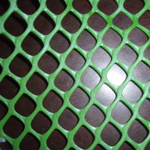 Light green diamond plastic flat netting