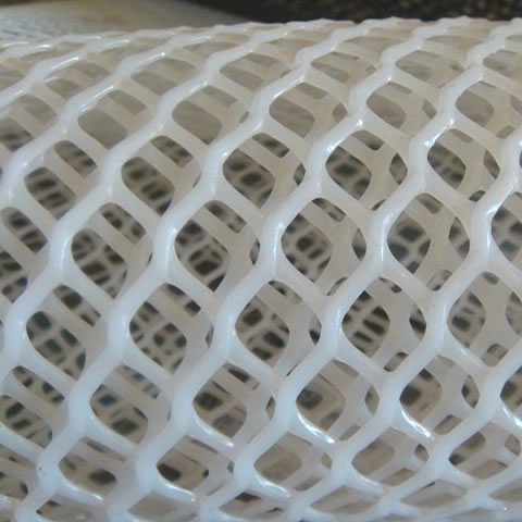 White Plastic Flat Netting Roll